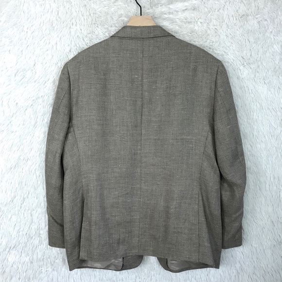 SOLDLinen Wool Sport Coat Beige Reda Joseph Abboud - Picture 5 of 8